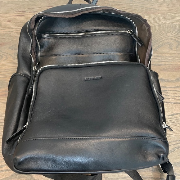 BOSTANTEN Leather Backpack 15.6” Laptop Backpack, Travel Business Office Bag main image 4